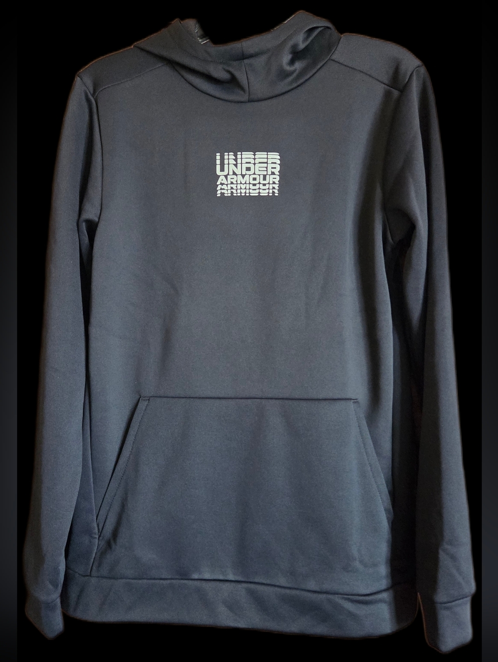 Under Armour Boys / Youth Black Hoodie with Logo - NWT & Sticker!
